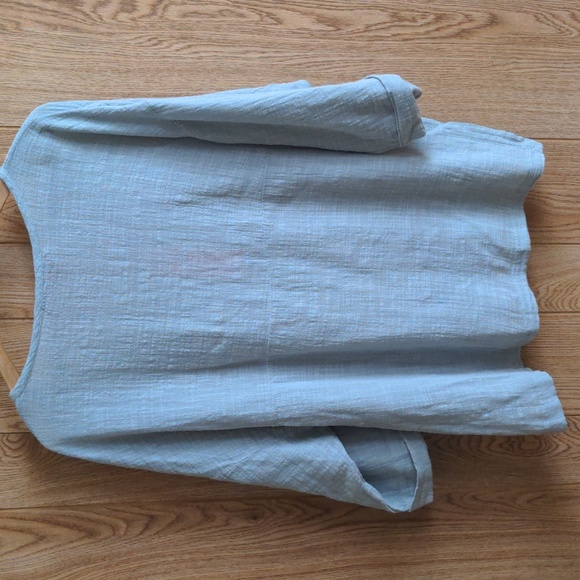 XCVI Wearables Gauze Poncho Top Size L - Picture 3 of 7